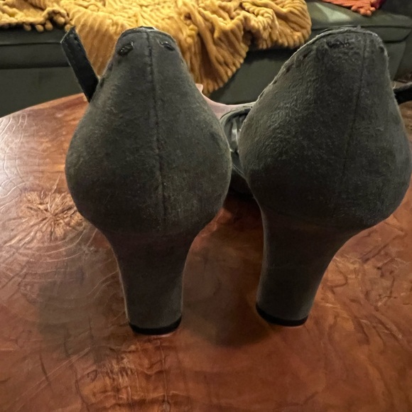 Nine West Vintage Olive Green Mary Jane 10 - Picture 3 of 6